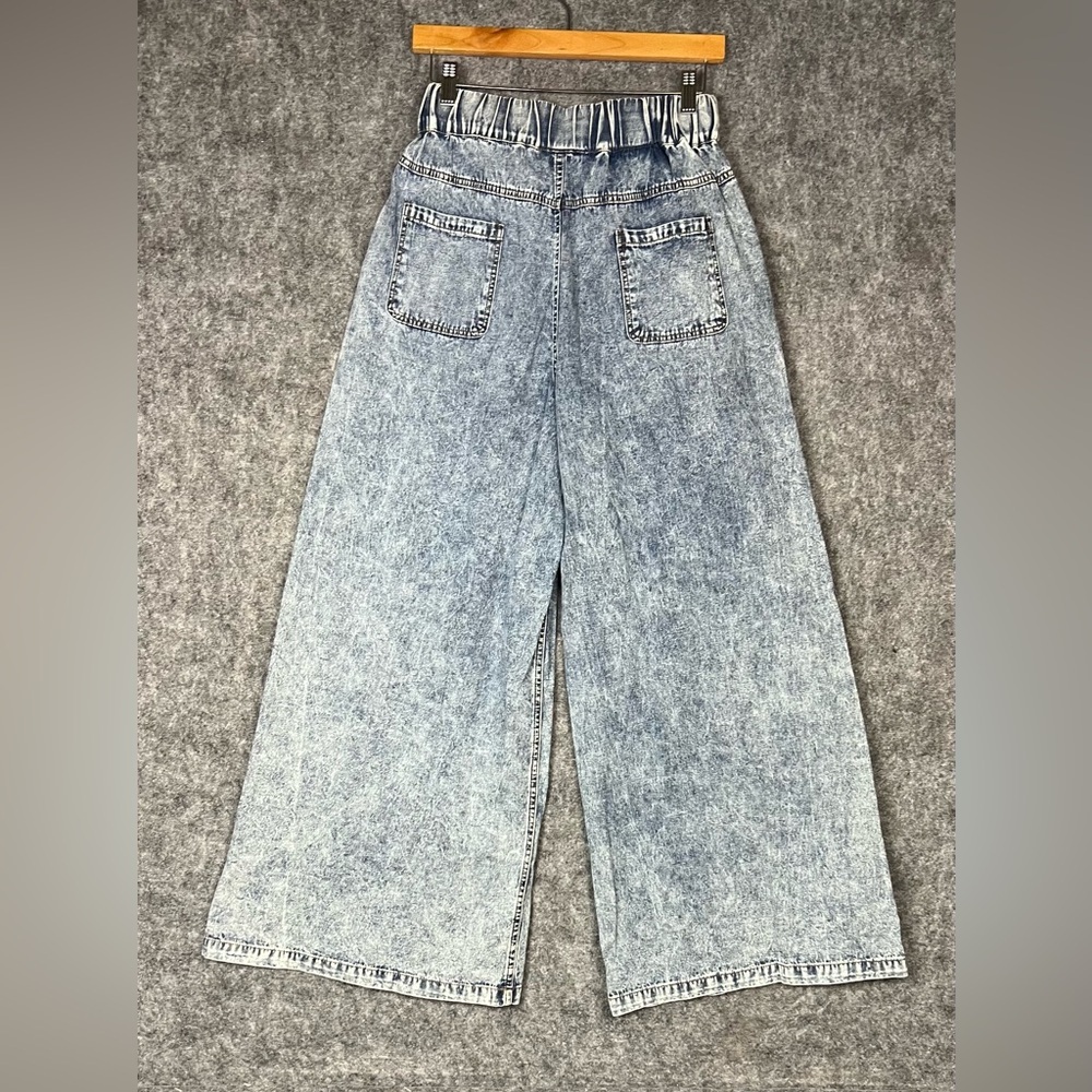 Mulla Jeans Women's Wide-Leg Light Blue Jeans Size Medium NWT - Picture 9 of 9
